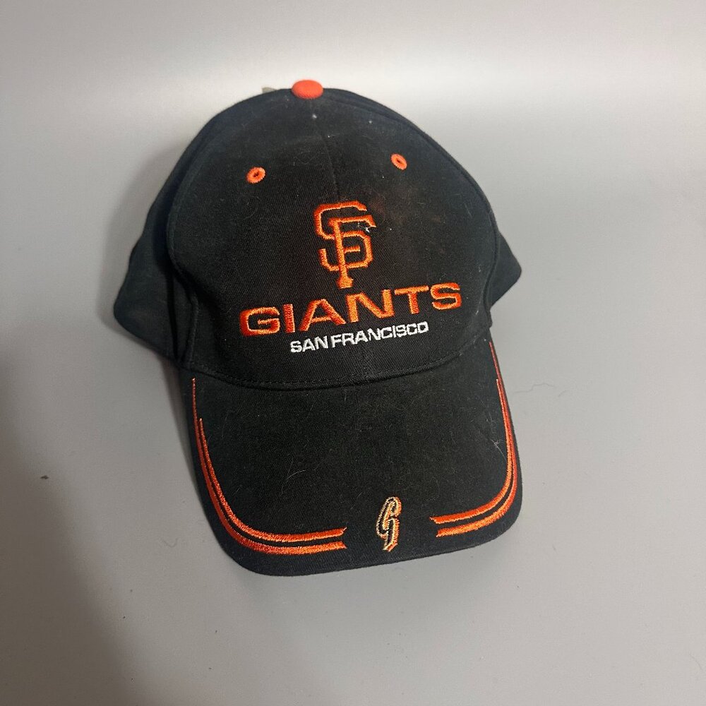 San Francisco Giants Black Adjustable Hat MLB Genuine Merchandise‎ spell out